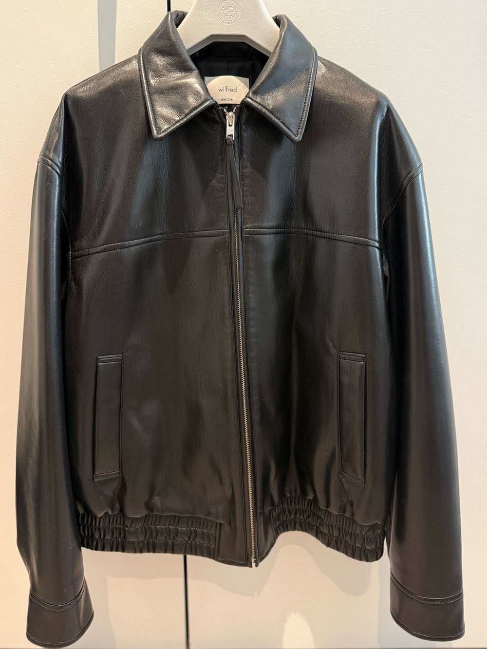 Aritzia Wilfred Falcon Jacket- Unreal Leather